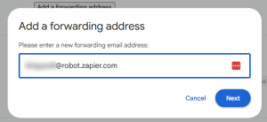 Agregar una dirección de reenvío en Gmail